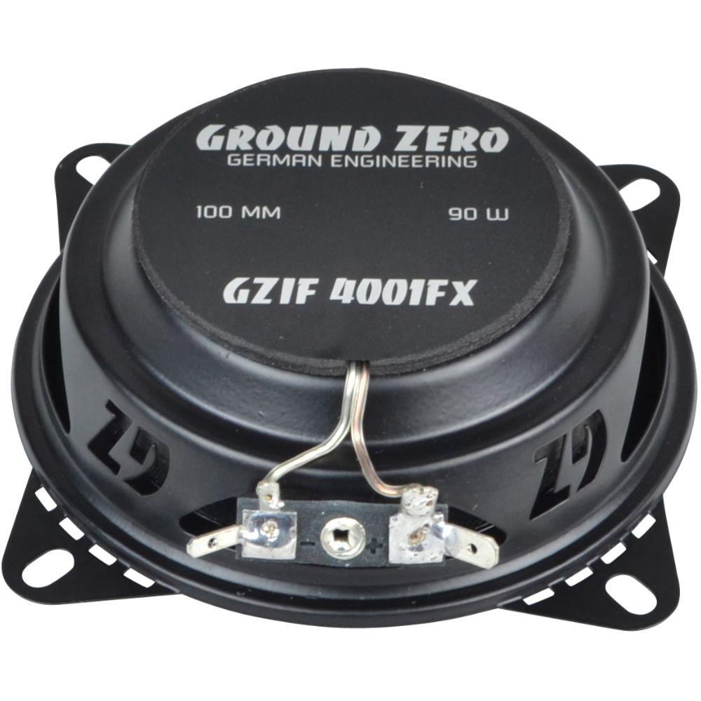 Ground Zero Iridium GZIF 4001FX 4" 2-ribaline koaksiaalkõlarid, 2 tk
