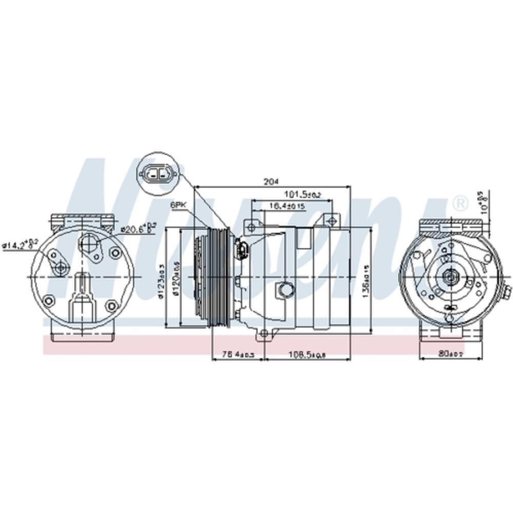 Ilmastointilaitteen kompressori 30-00264