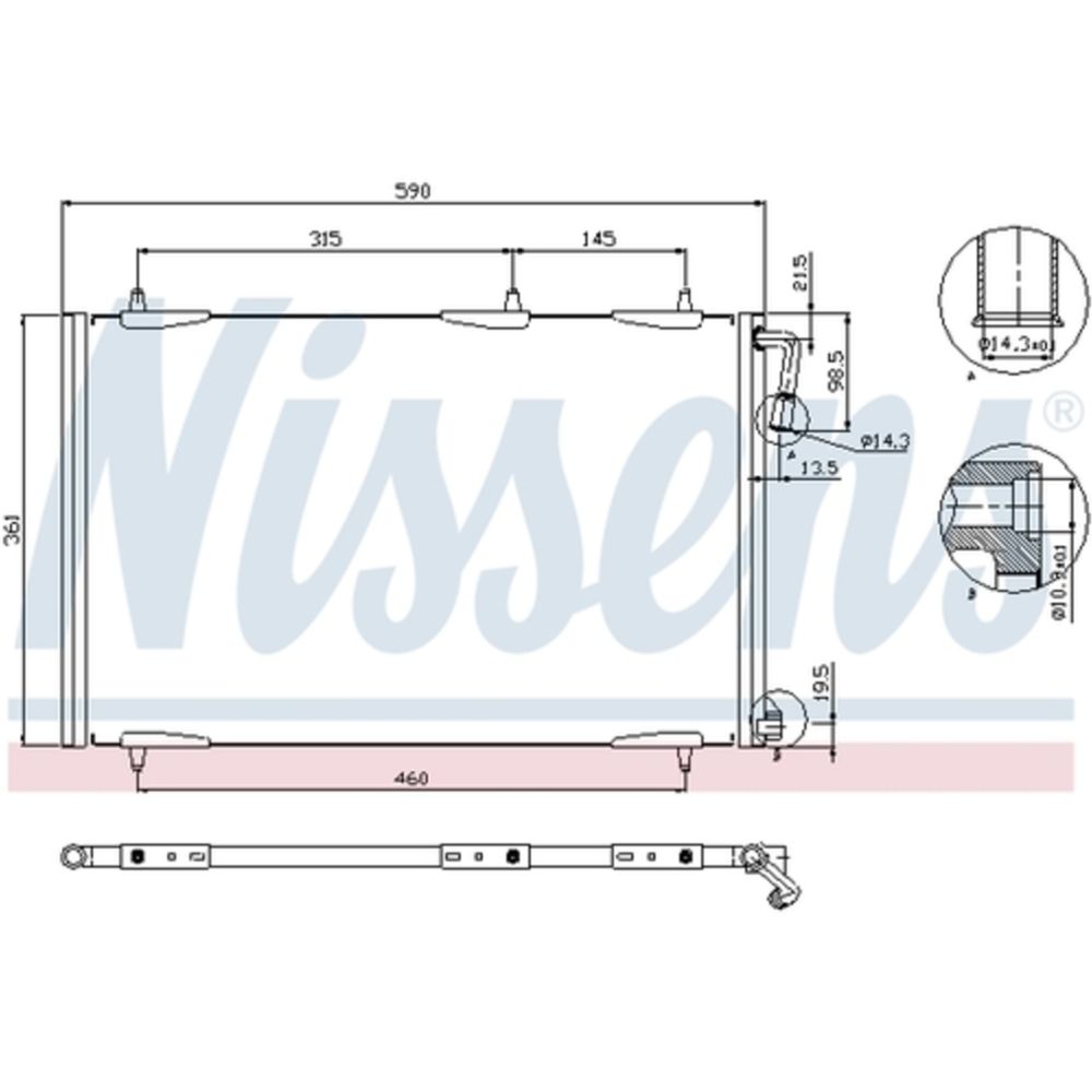 Ilmastointilaitteen lauhdutin 30-8404