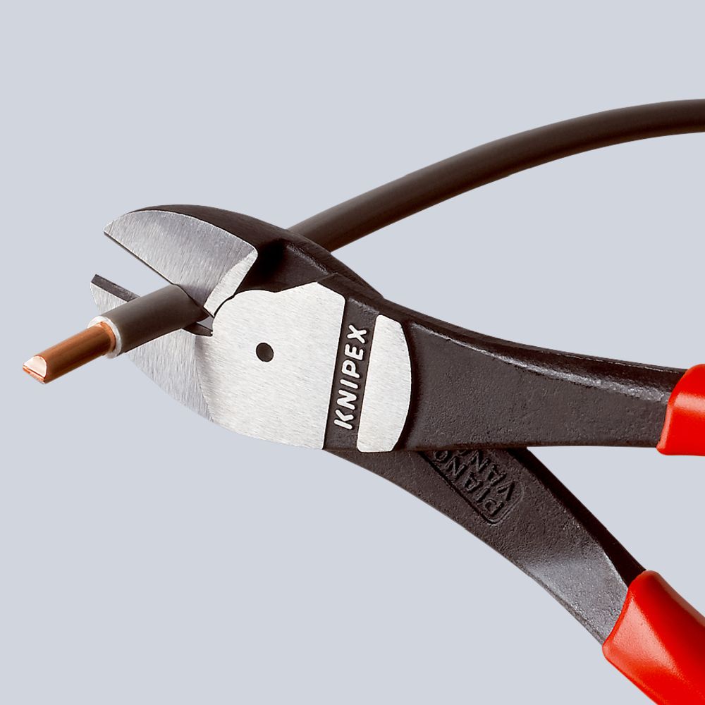 Knipex® 74 21 200 sivuleikkurit "voima" taivutettu 200 mm