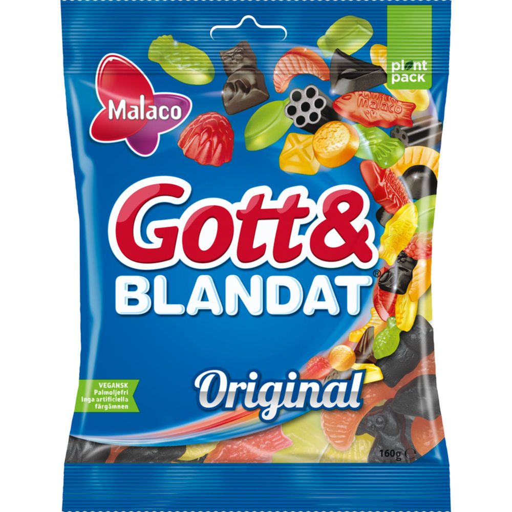 Malaco Gott & Blandat 160 g