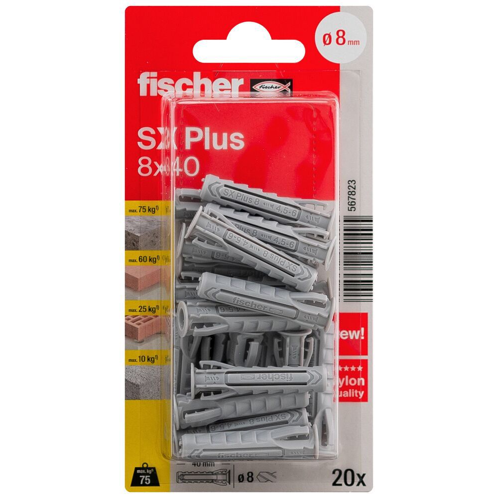 Fischer SX Plus nailontulppa