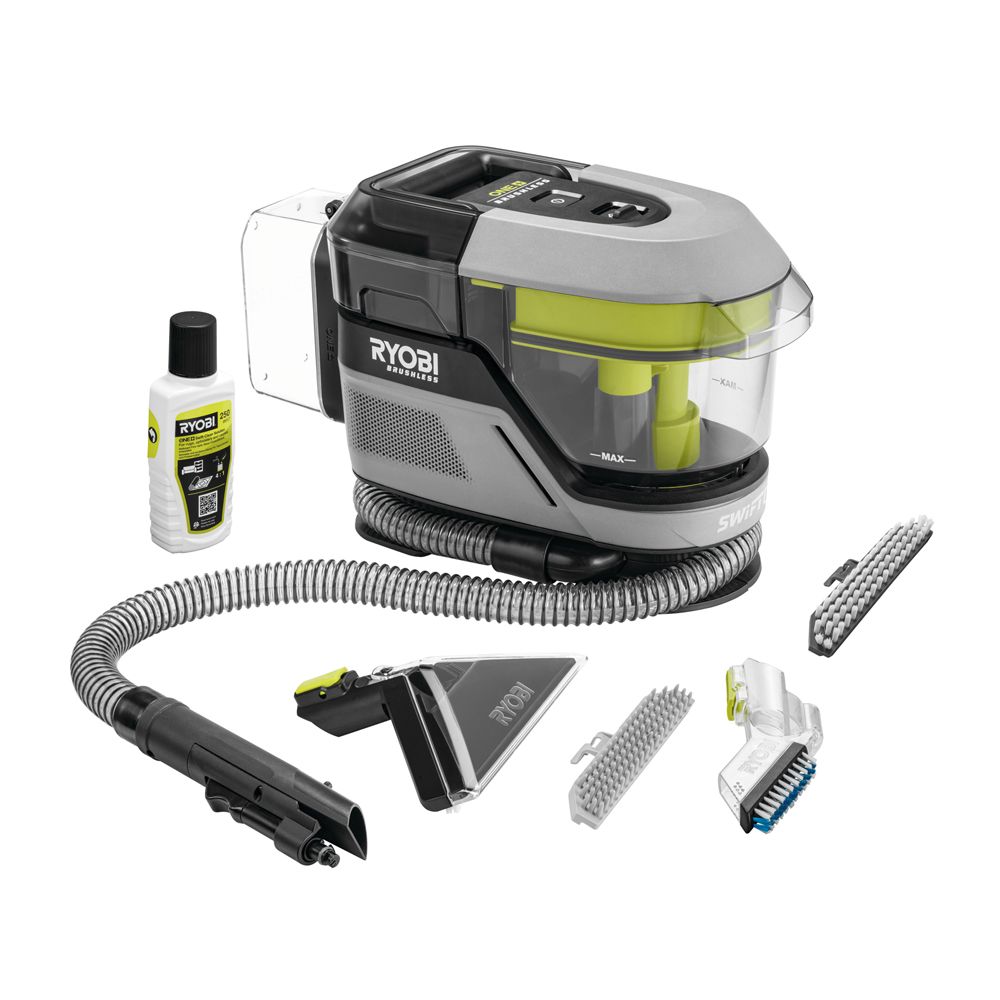 Ryobi ONE+ Swift Clean BL RDC18BL-1X40G akutekstiilipesur, 4 Ah