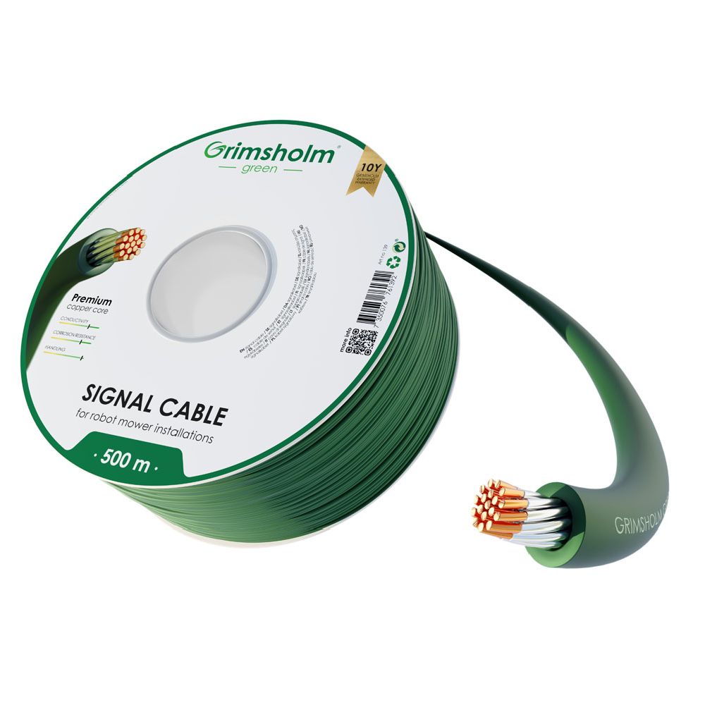 Grimsholm Green Premium begränsningskabel för robotgräsklippare 2,45 mm x 500 m