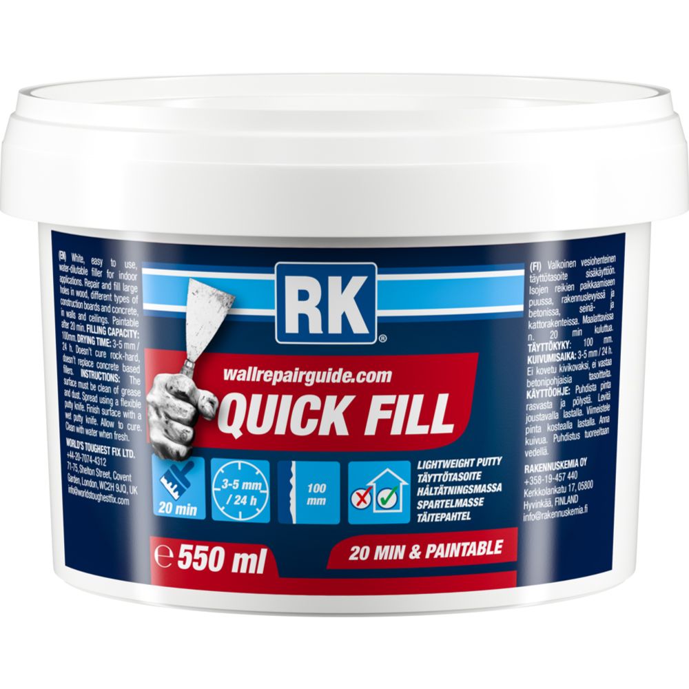 RK Quick Fill snabbspackel 550 ml