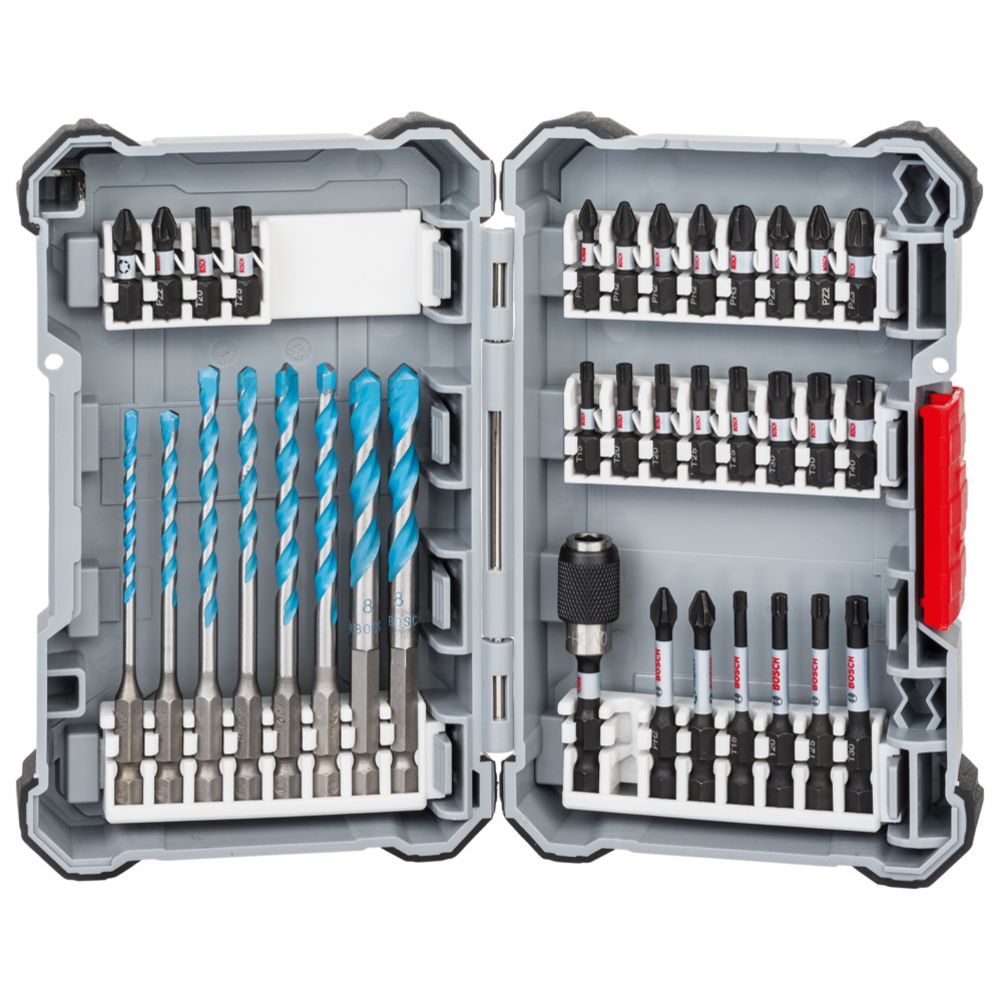 Bosch HEX 9 Multi Construction puuride/bittide komplekt, 35 osa