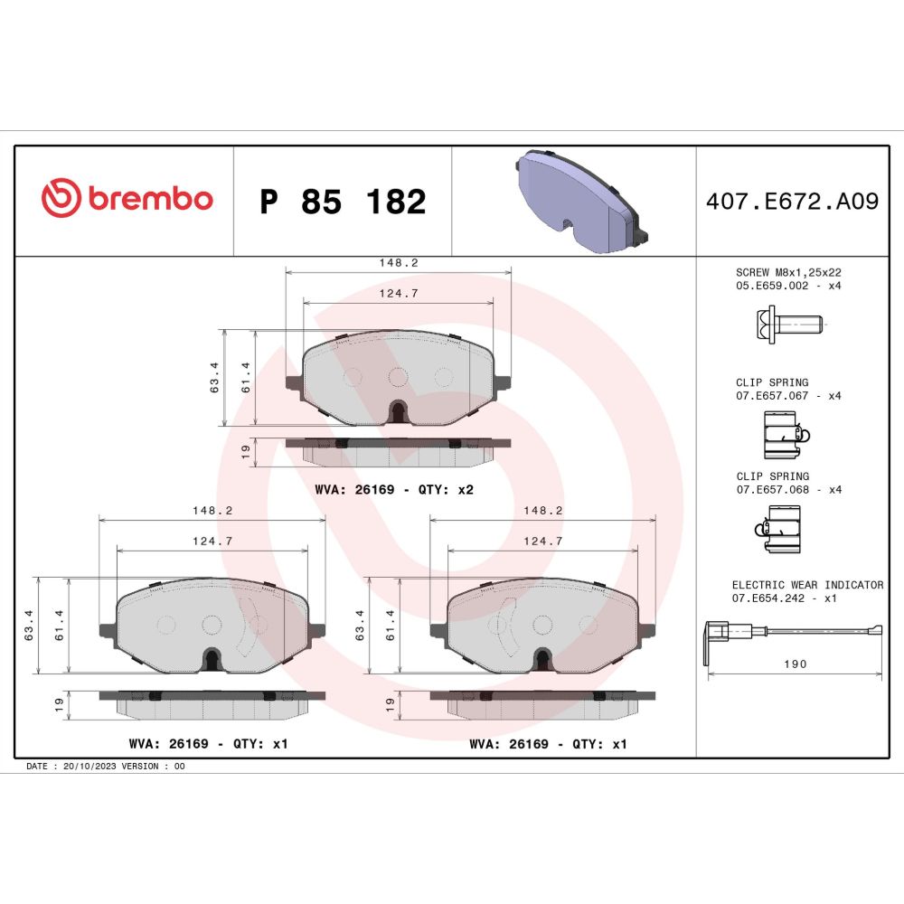 Piduriklotside komplekt 22-0456