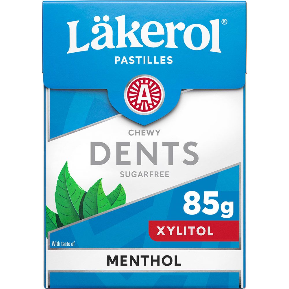 Läkerol Dents Menthol ksylitolipastilli 85 g