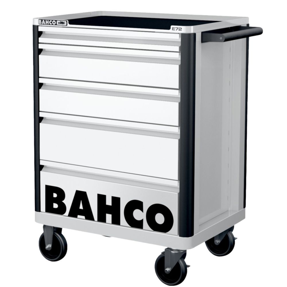 Bahco 1472K5WHITE työkaluvaunu työkaluilla E72 valkoinen 5 laatikkoa 144 osaa