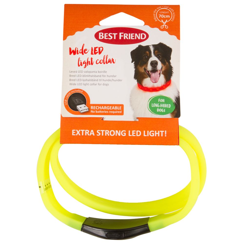 Best Friend LED-kaelarihm, reguleeritav