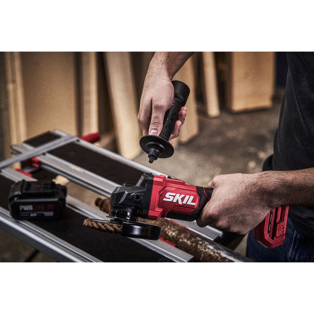 SKIL 3923 CA hiiliharjaton akkukulmahiomakone 125 mm runko