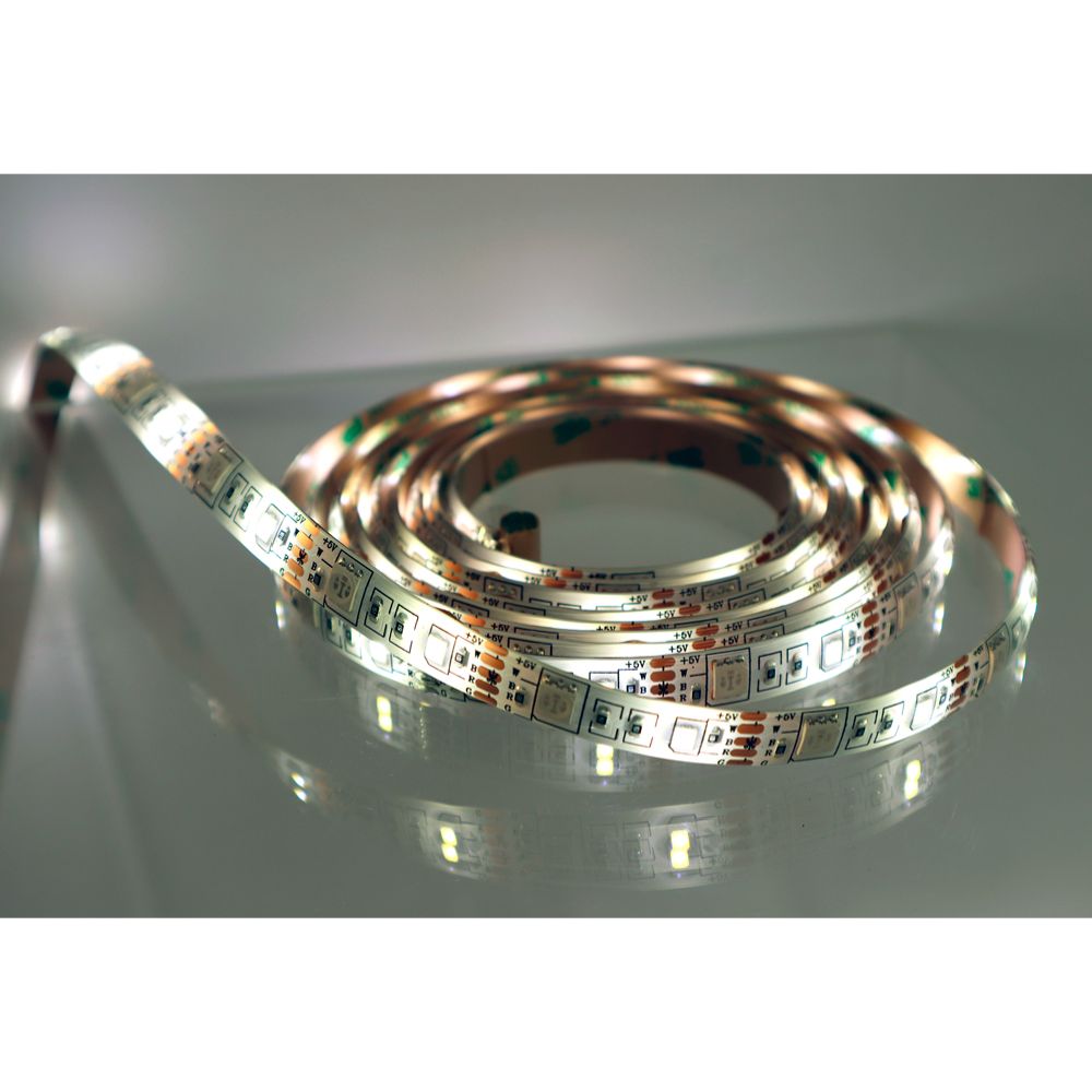Led Energie RGB-W LED USB-pesa ja puldiga valgusriba, IP20 3 m