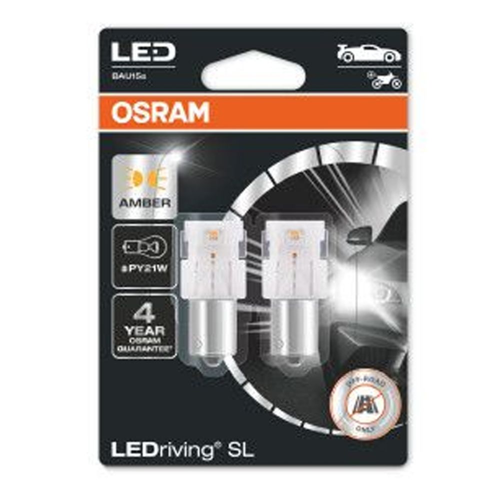 Osram PY21W LED-lampa orange 2 st.