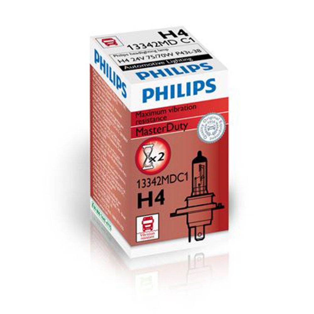Philips MasterDuty H4-pirn 24V 75/70 W