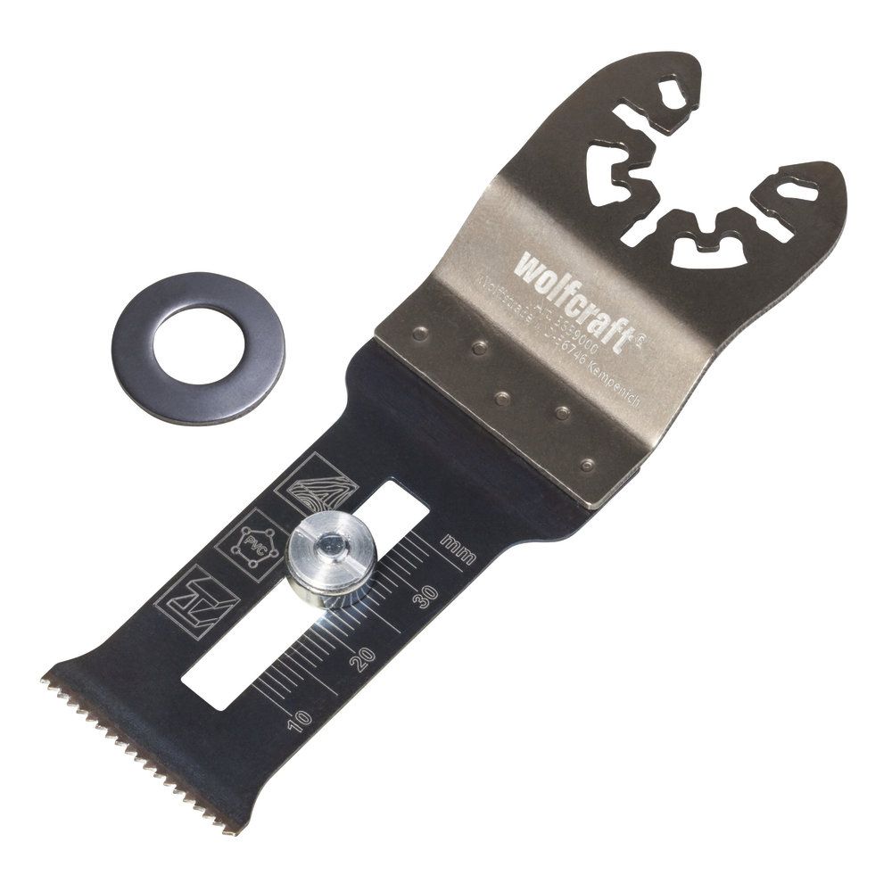 Wolfcraft® monitoimilaitteen upotussahanterä rajoittimella yleiskiinnityksellä 65 mm
