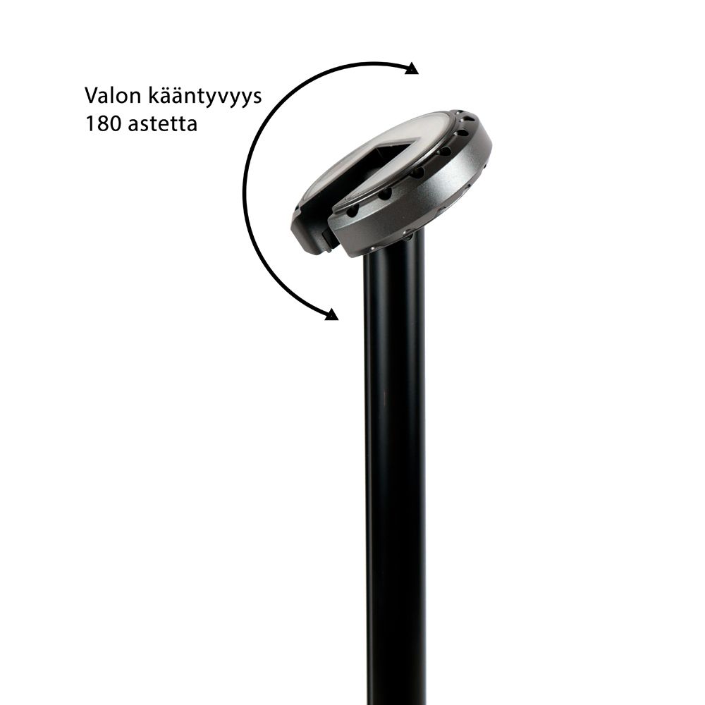 Berg LED-arbetslampa med stativ laddningsbar 1000 lm 50 m 1800 mAh grå