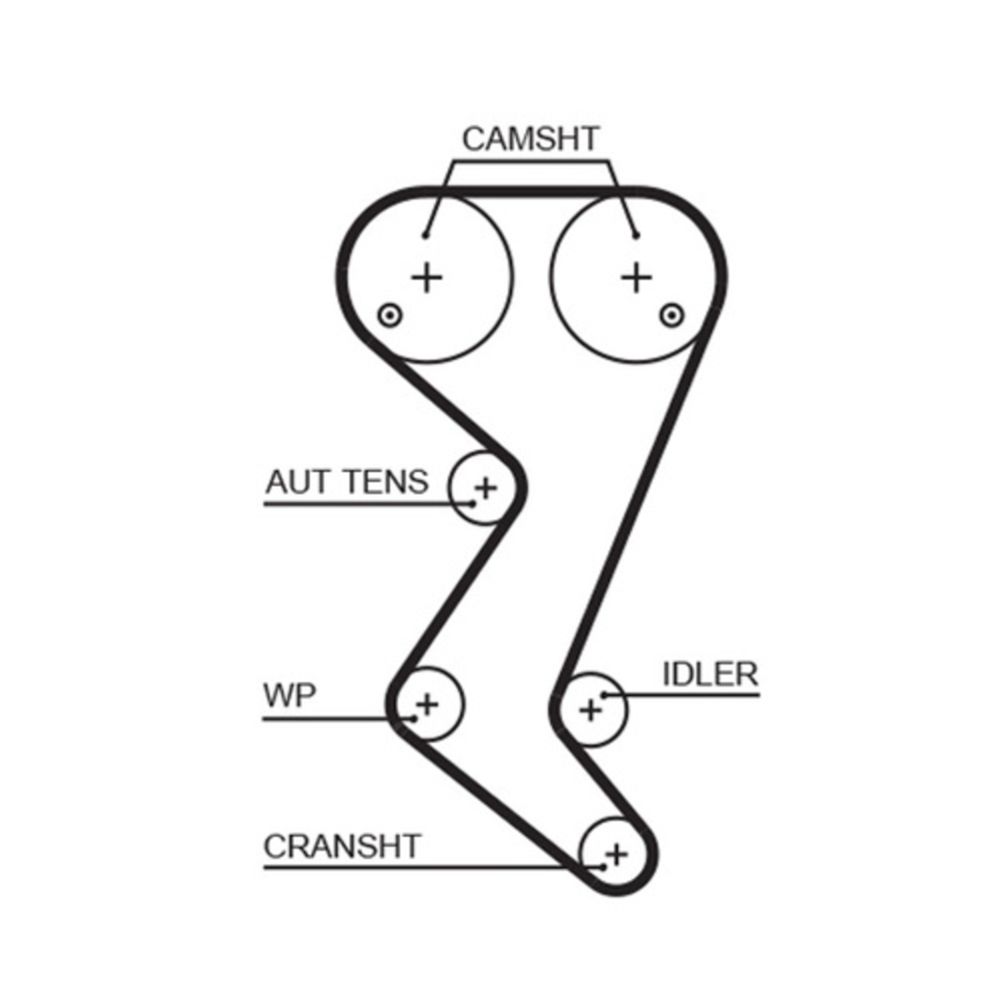 Vesipumppu + hammashihnasarja 25-00121