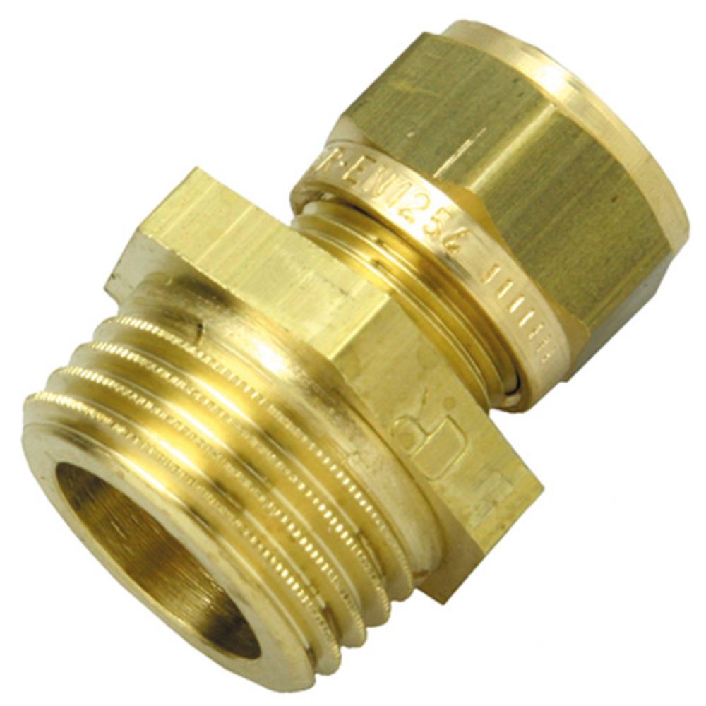 Puserrusliitin 1/2" UK x 10 mm