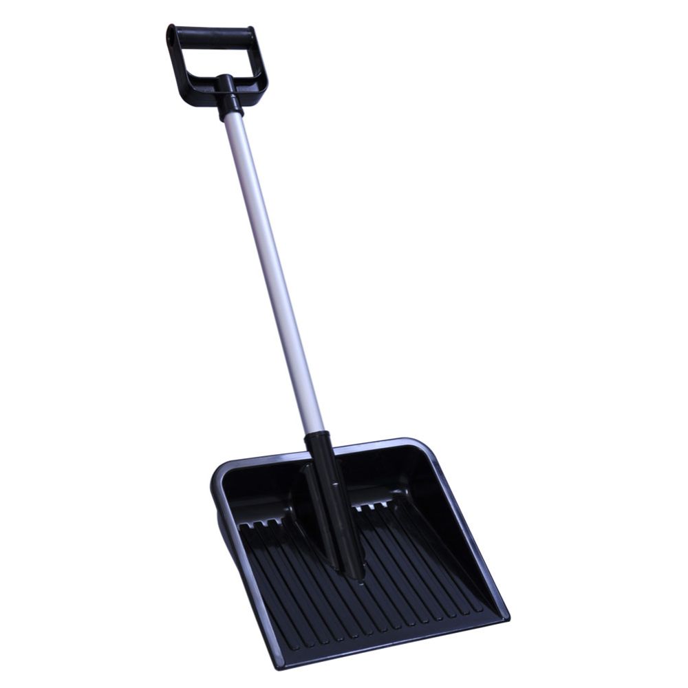 Plasto snöspade med aluminiumskaft för barn 70 cm