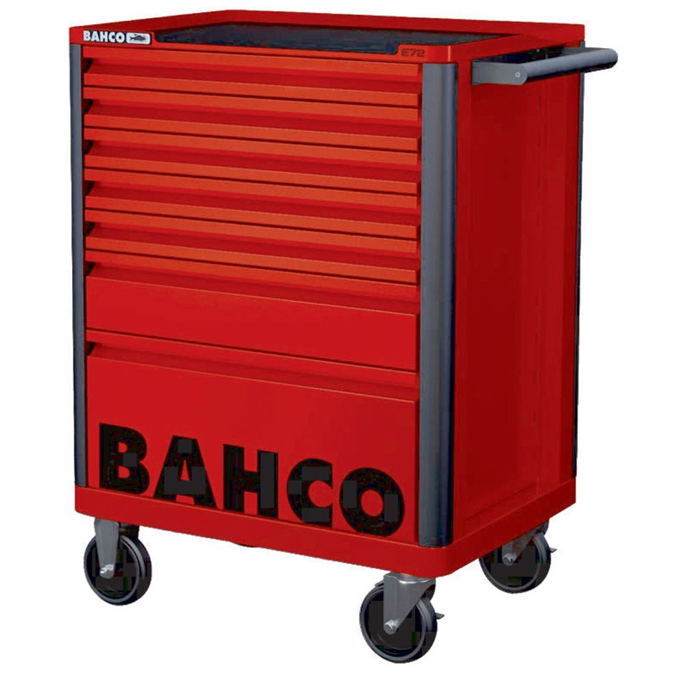 Bahco 1472K7 verktygsvagn E72 röd 7 lådor