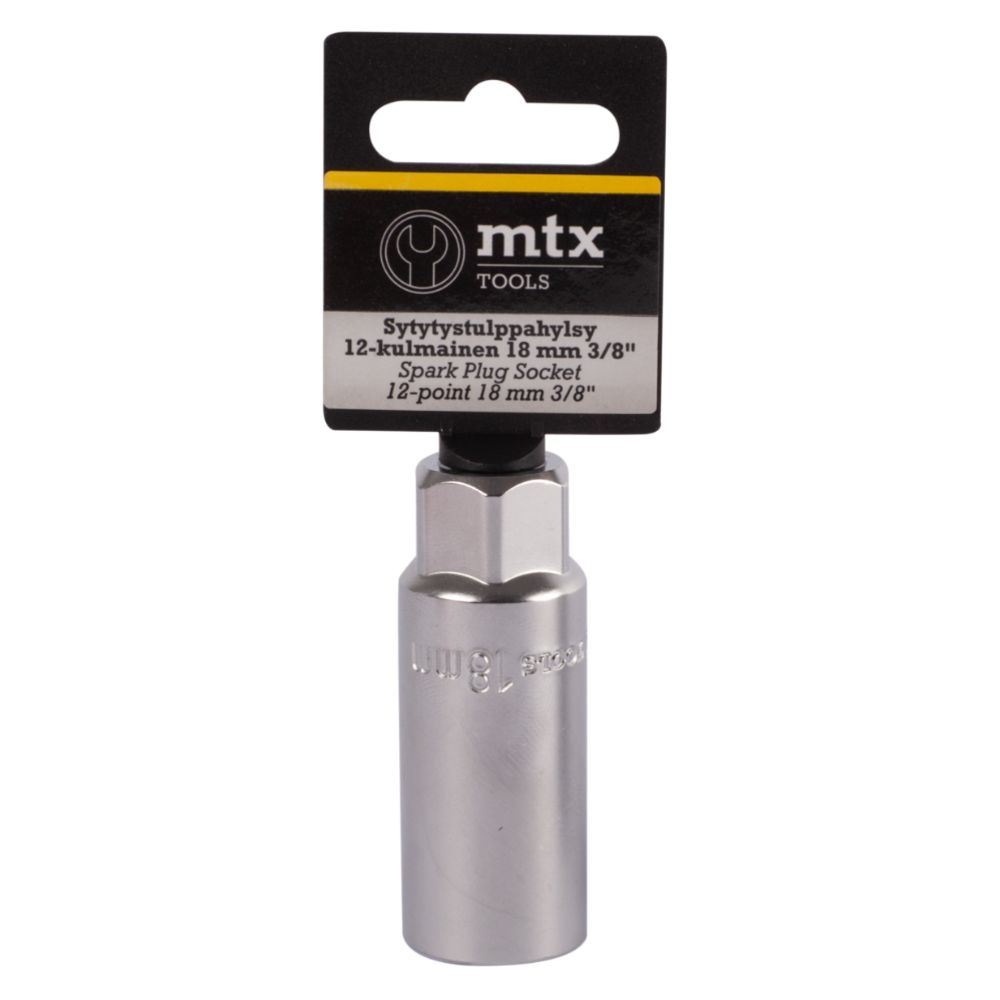 MTX Tools 12 kulmainen sytytystulppahylsy 18 mm 3/8"