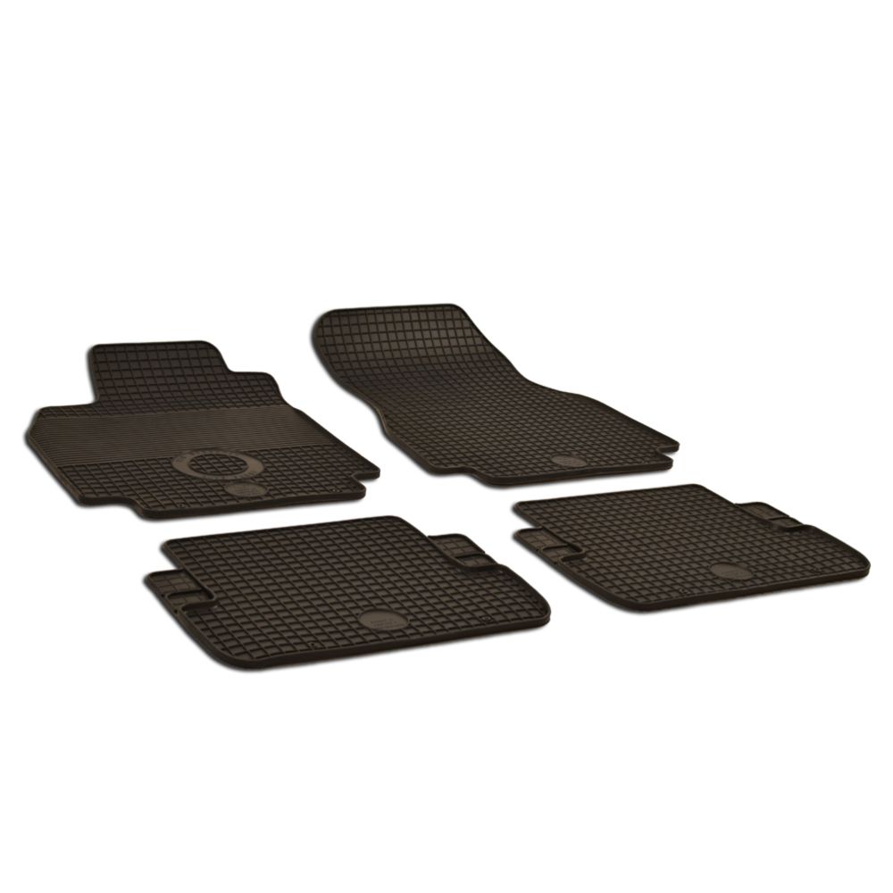 Kummimattide komplekt, Renault Megane II, 2002—2008, must