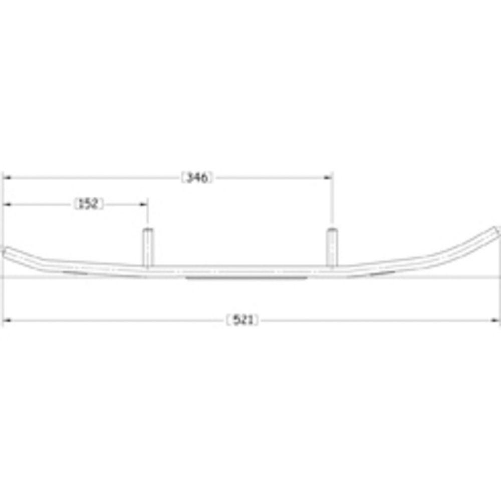 Sno-X Ripper Four ohjausrautapari 4''