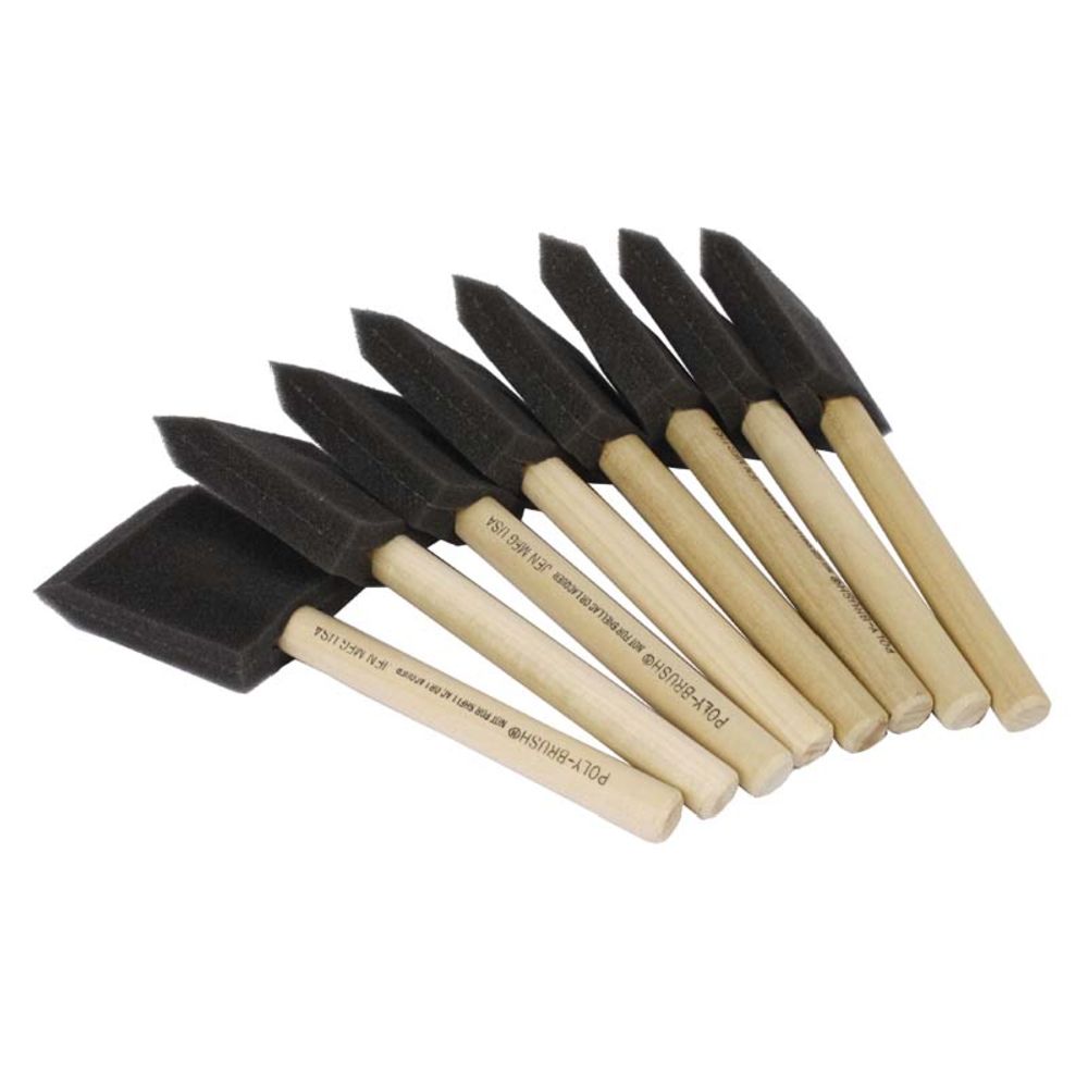 Jen Poly-Brush® skumpenslar 50 mm 8 st.