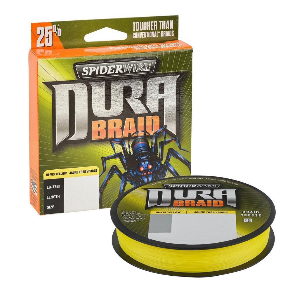 Spiderwire DuraBraid flätlina 274 m gul