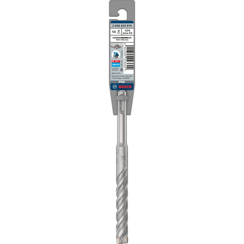Bosch poravasaranterä SDS plus-5X