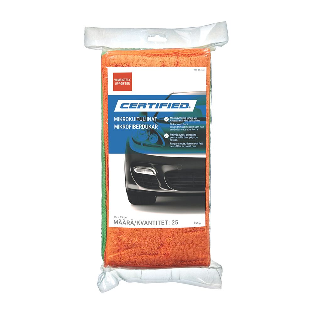 Certified mikrokiudlapid, 25 tk