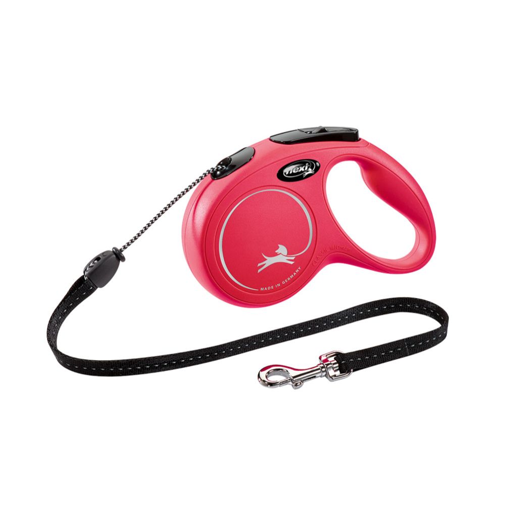 Flexi New Classic M/20 kg 5 m röd