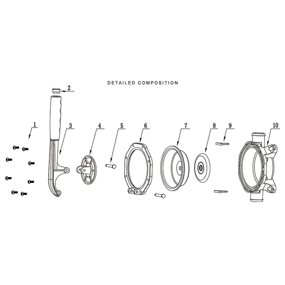Seaflo manuell länspump 20 l/min