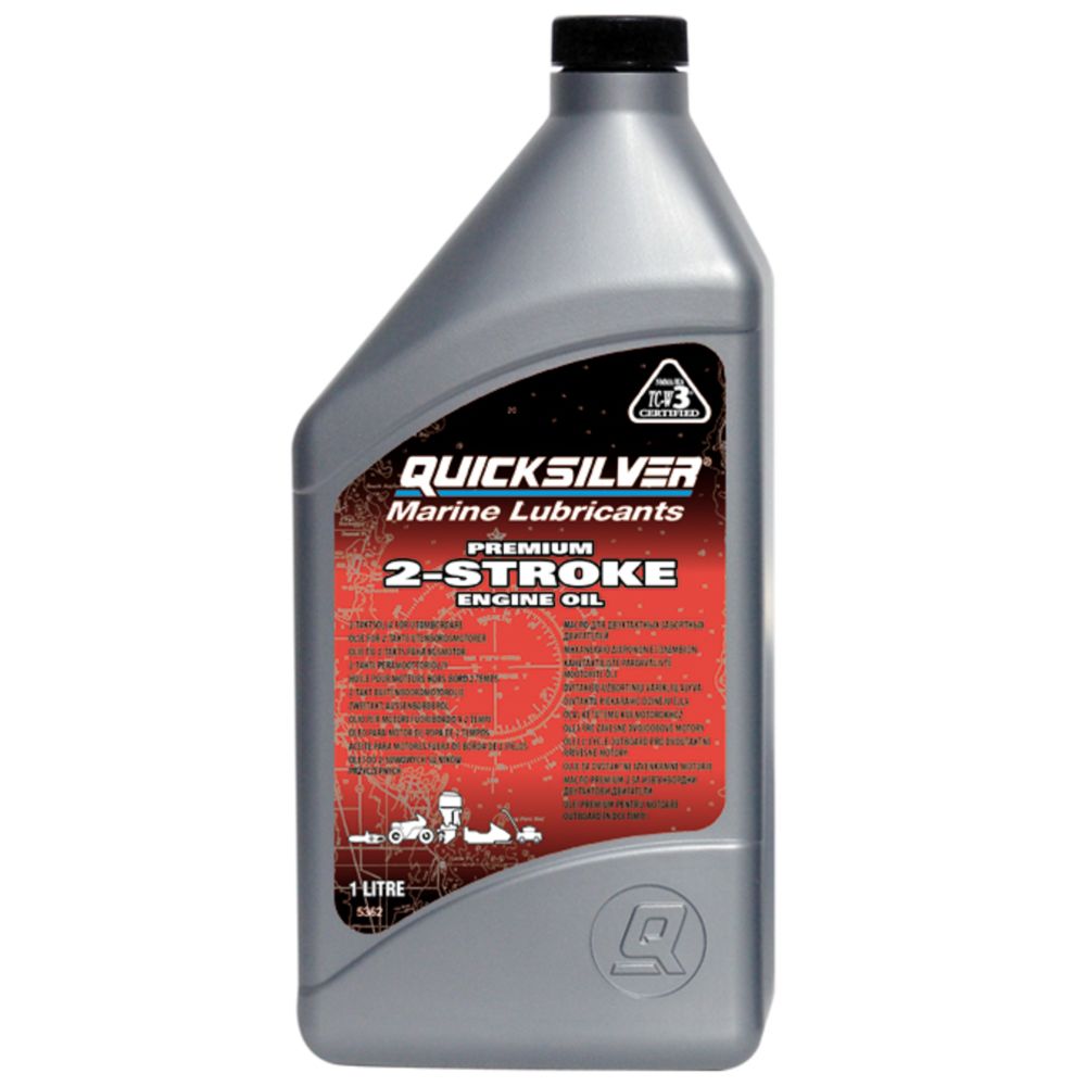 Quicksilver Premium TC-W3 2-taktilise mootori õli, 4 l