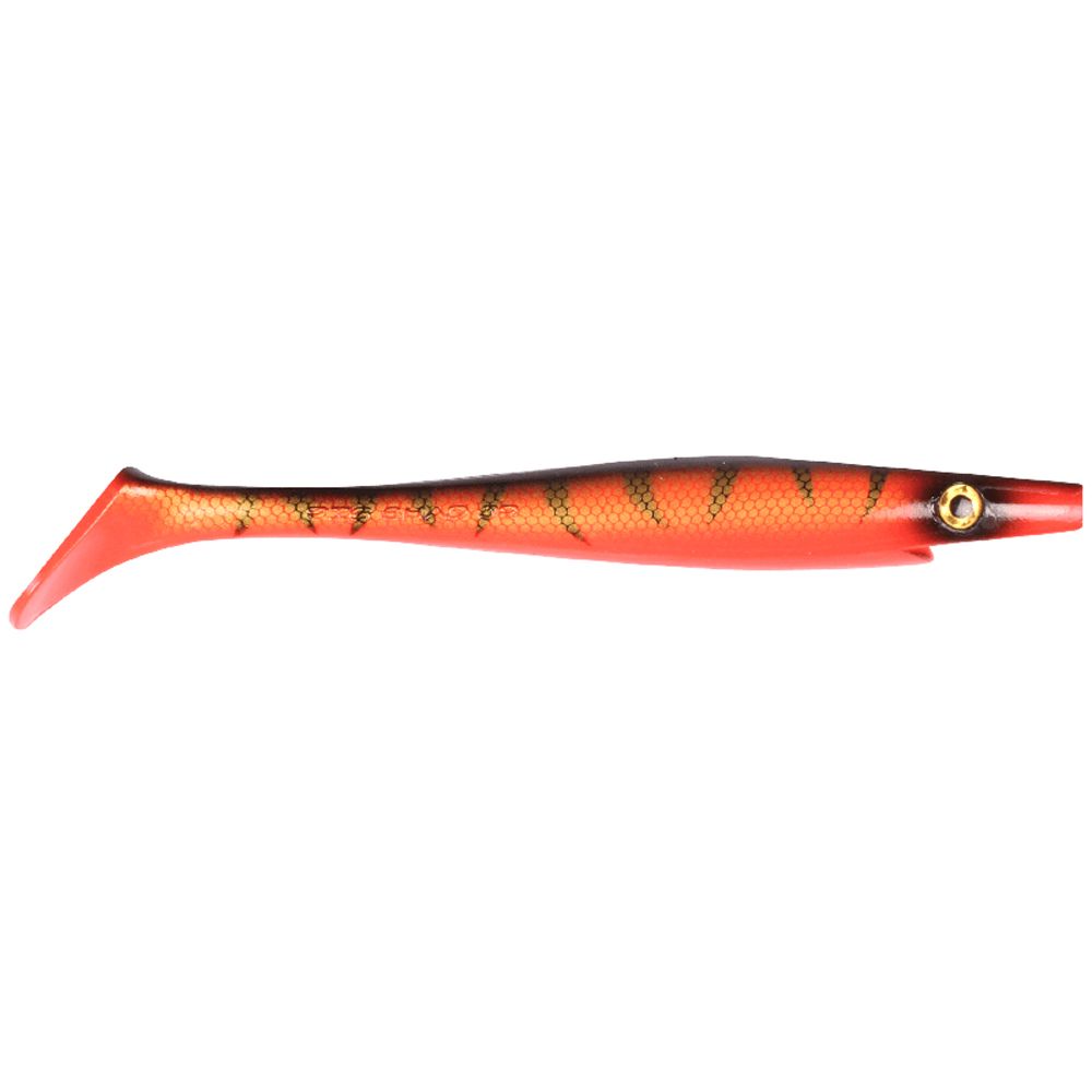Strike Pro Pig Shad jr 20 cm 50 g haukijigi väri: Red Tiger 141