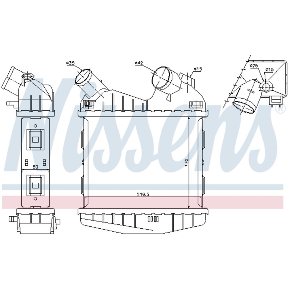 Kompressoriõhu radiaator 30-00056
