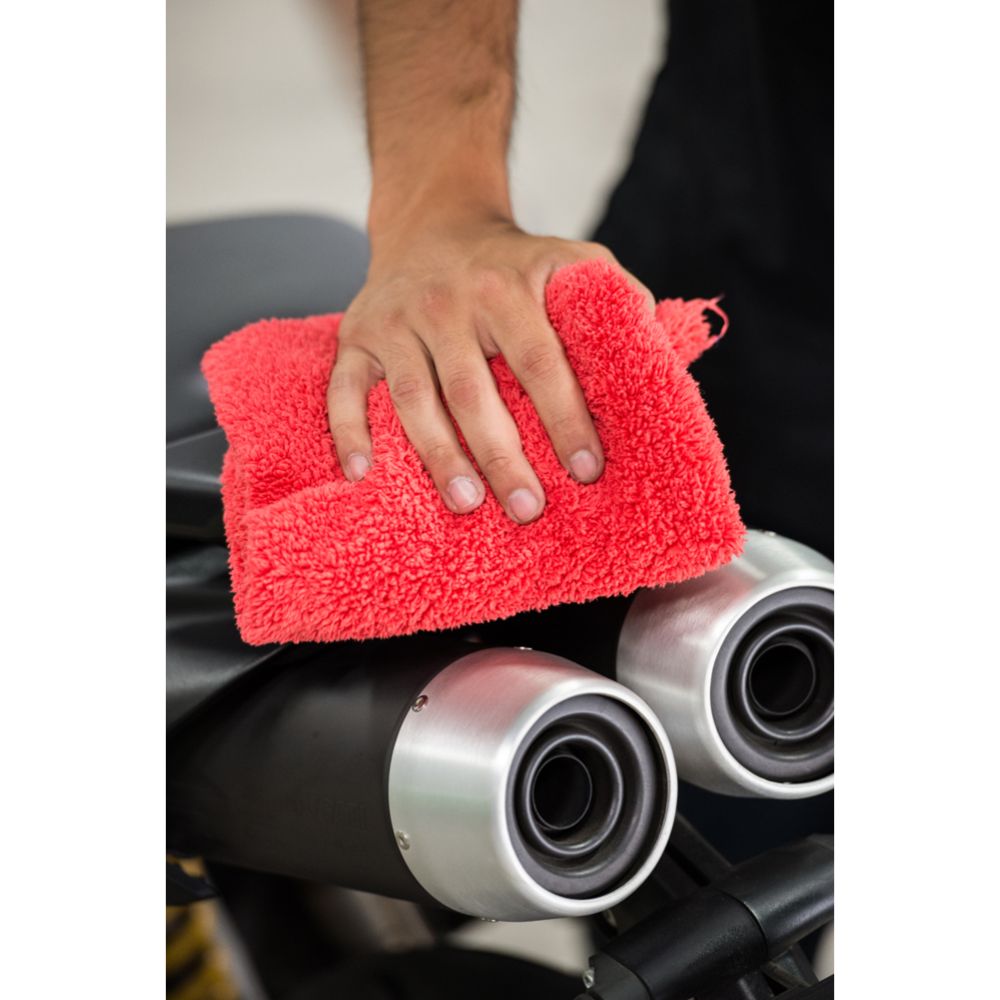 Chemical Guys Happy Ending Ultra Plush Edgeless mikrokuituliina punainen 40 x 40 cm 3 kpl