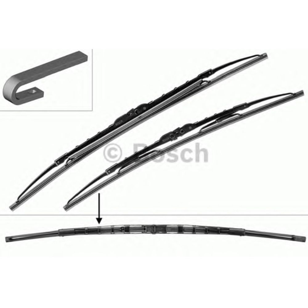 Bosch Twin-Spoiler 583S kojamehed 53 +53 cm