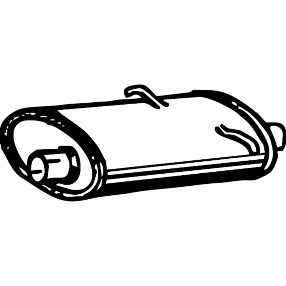 Bakre ljuddämpare 14-7749