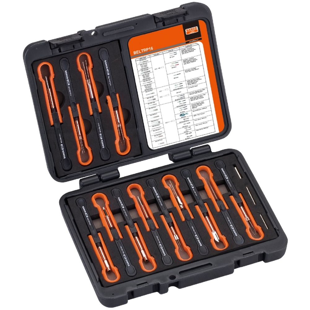 Bahco BELTRP16 elektrikukomplekt 16 osa
