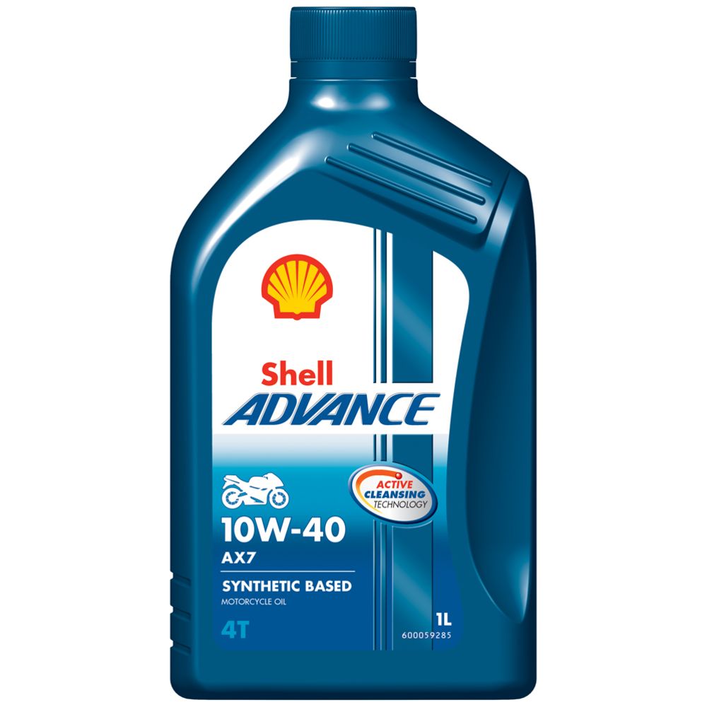 Shell Advance 4T AX7 10W-40 1 l moottoriöljy