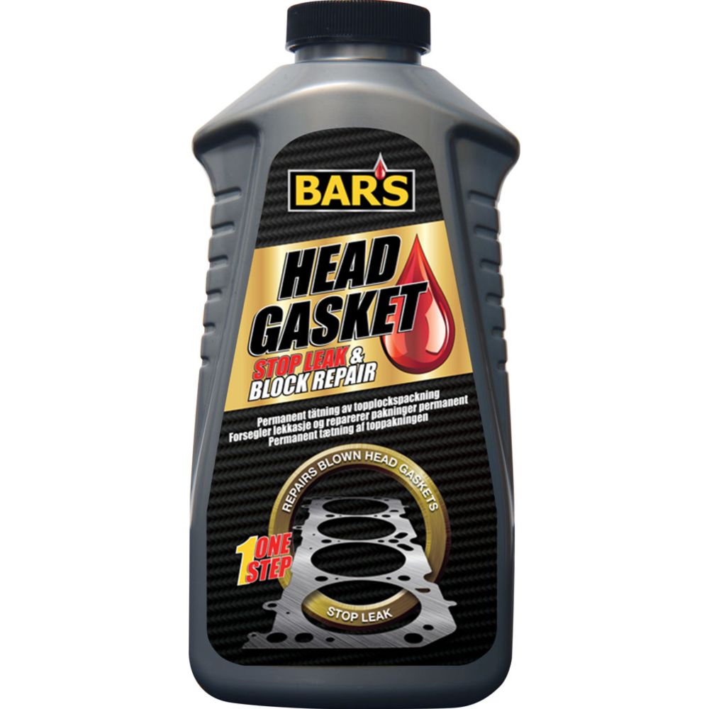 Blown head gasket stop leak outlet