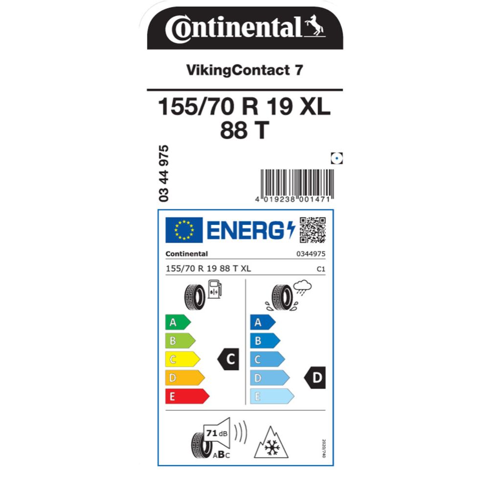Continental VikingContact 7 155/70 R19 88T XL kitkarengas
