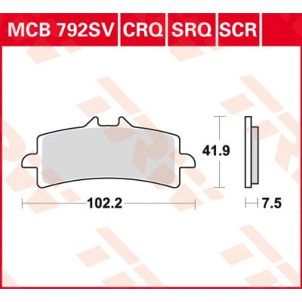 Bromsbeläggssats 98-22207