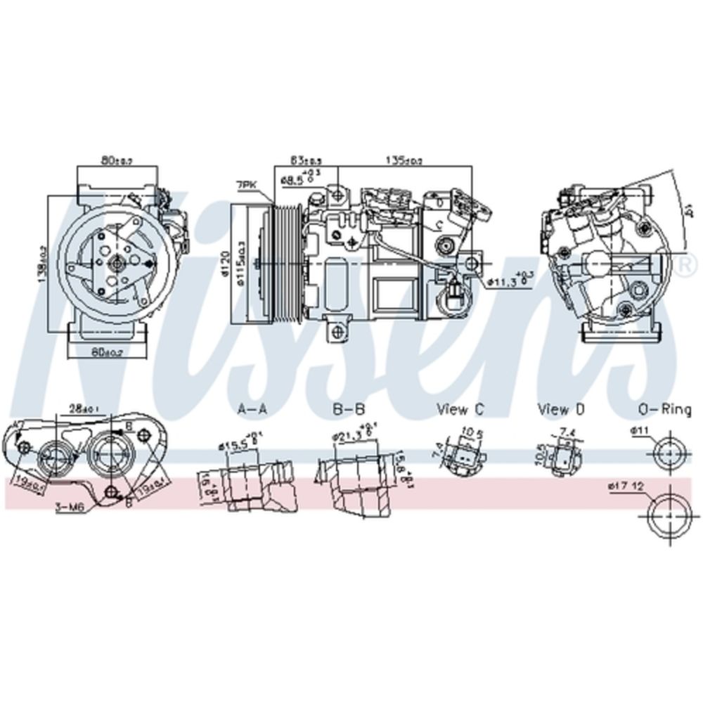 Ilmastointilaitteen kompressori 30-05085