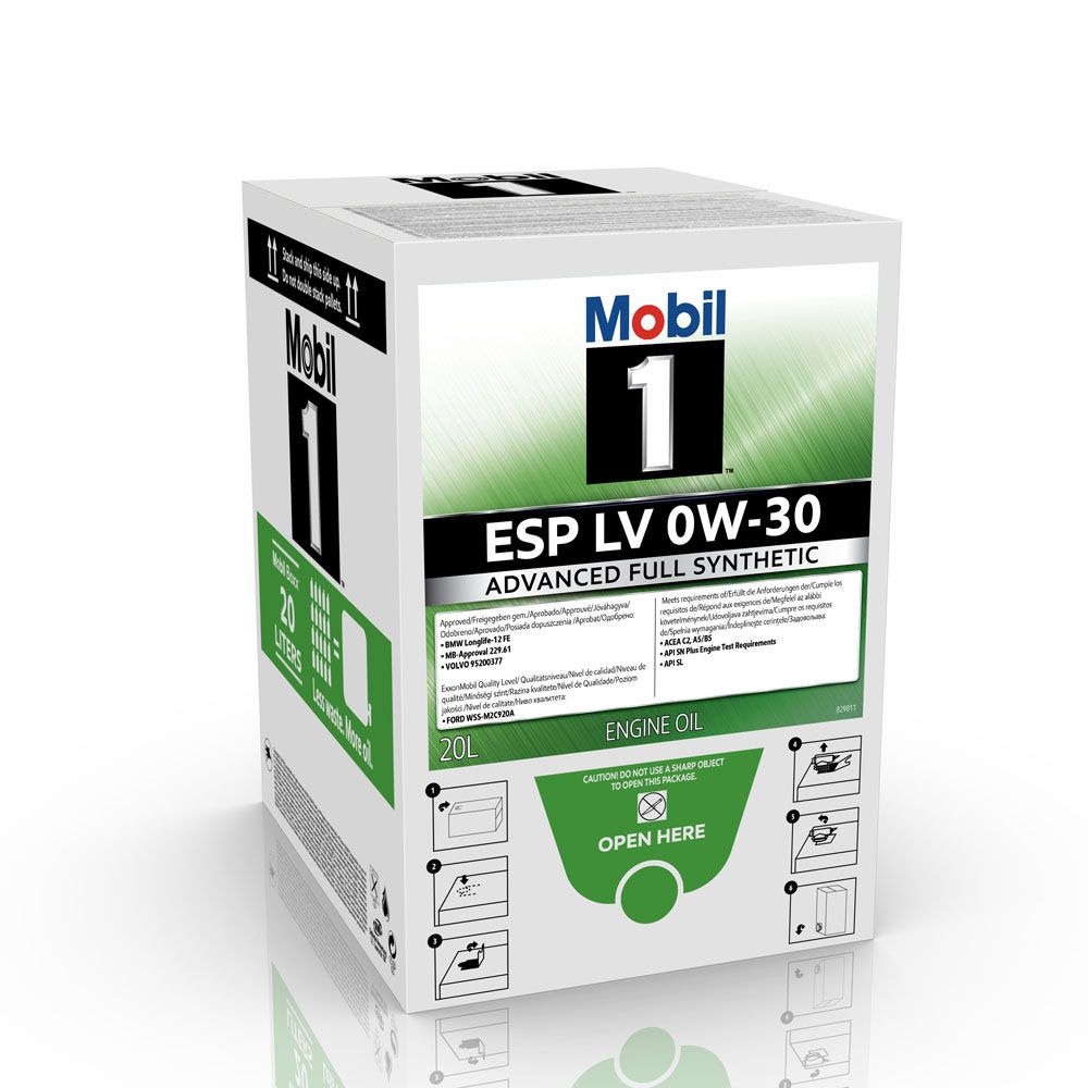 MOBIL 1 ESP LV 0W-30 - bag-in-box 20 L