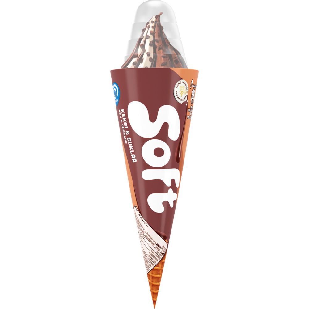 Ingman Soft Keksi ja Suklaa Jäätelö 140 ml / 81 g