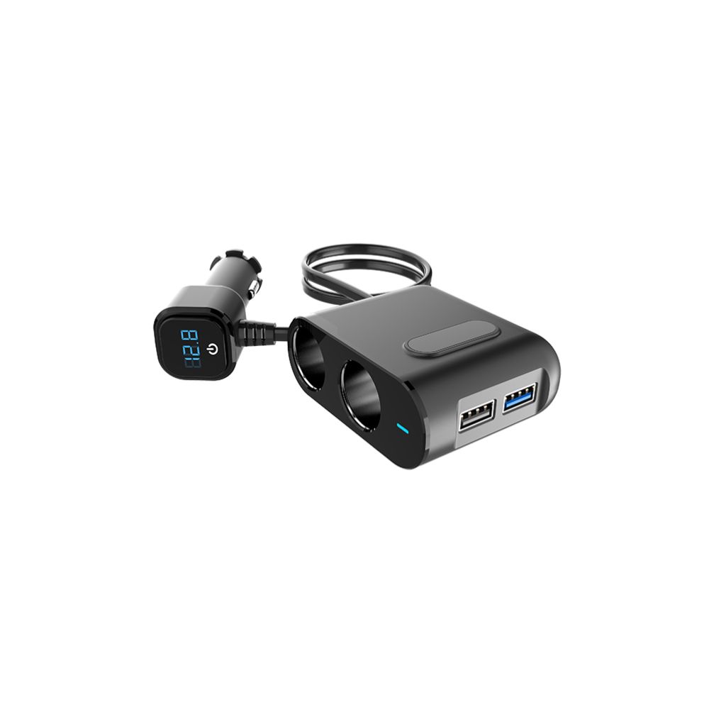Cloudberry 5,4 A autolaadija 2 x 12 V/24 V harupesa 80 W  + QC3.0 + USB 2,4 A