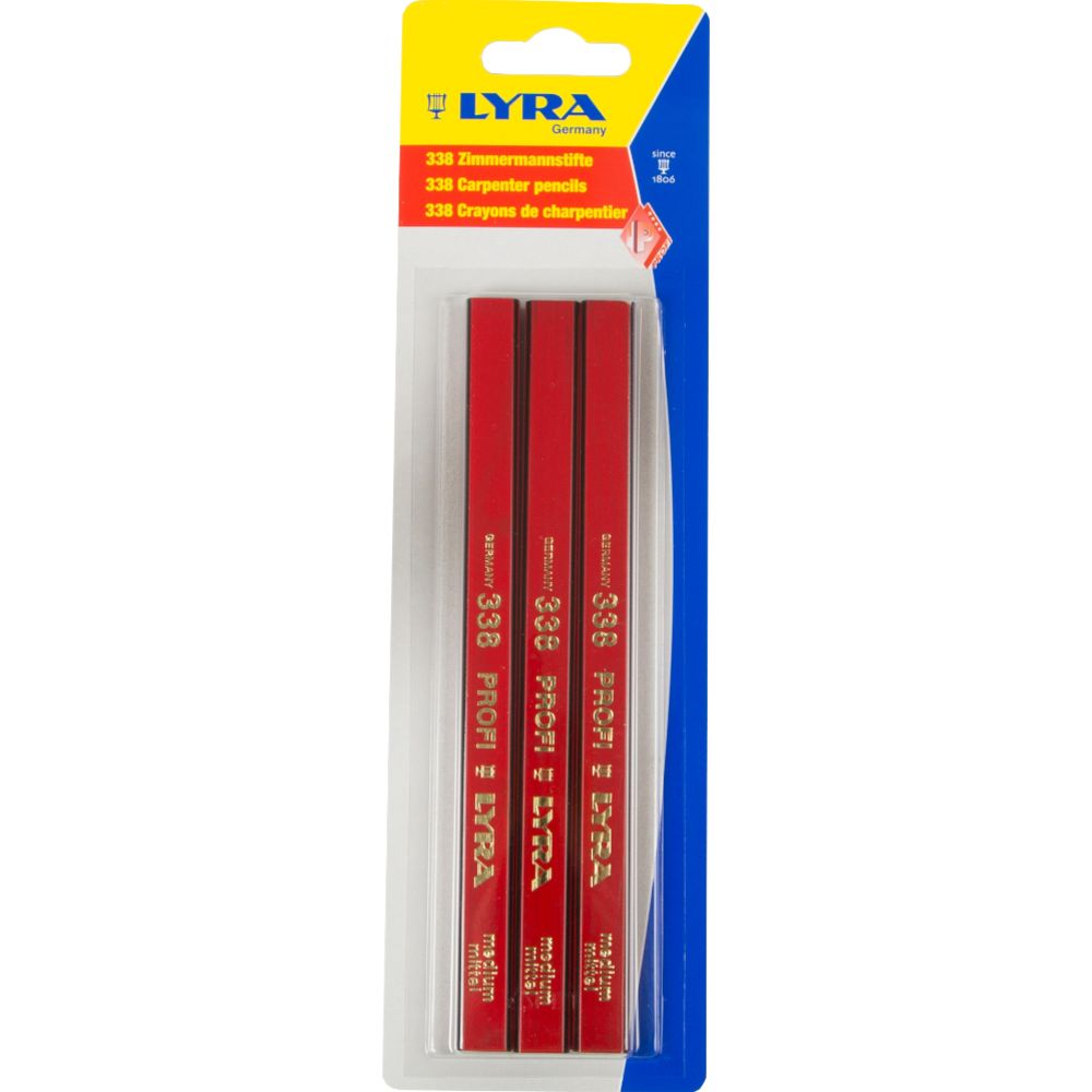 LYRA 338 HB timmermanspenna 3 st.