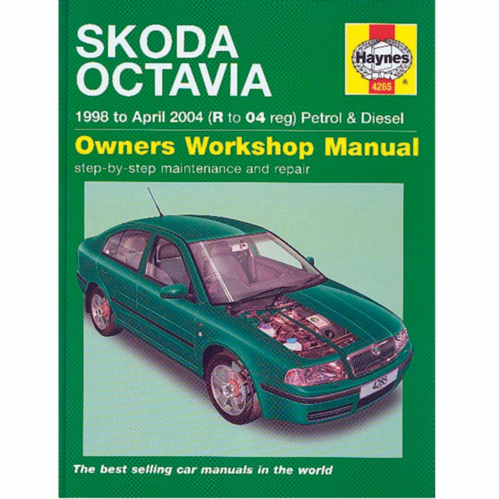 Korjausopas Skoda Octavia ->04 englanninkielinen